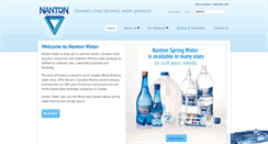 Desktop Screenshot of nantonwater.com