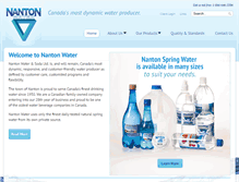 Tablet Screenshot of nantonwater.com